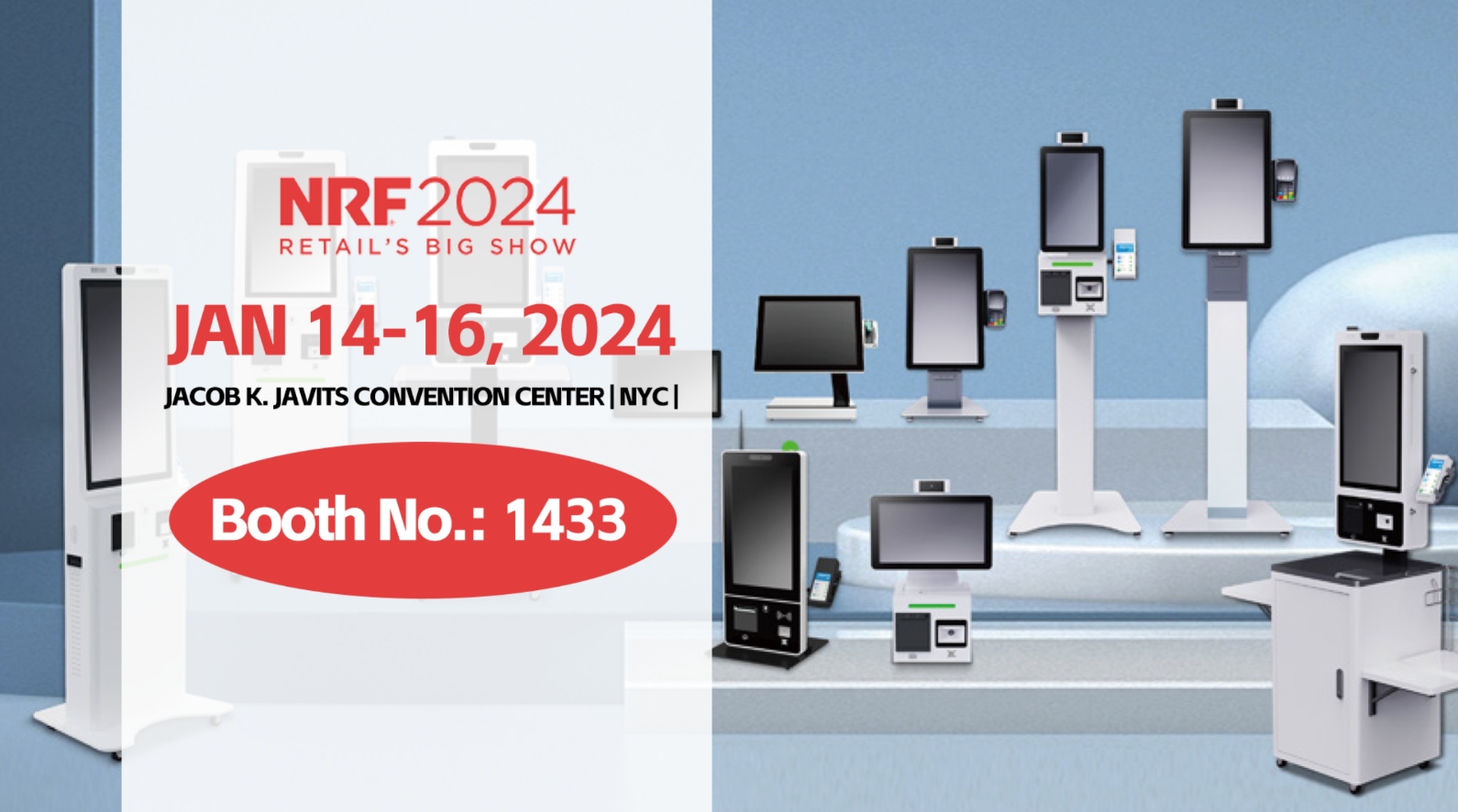 Sui-Yi Memperkenalkan Kiosk Layan Diri Termaju di Pameran Besar Runcit NRF 2024